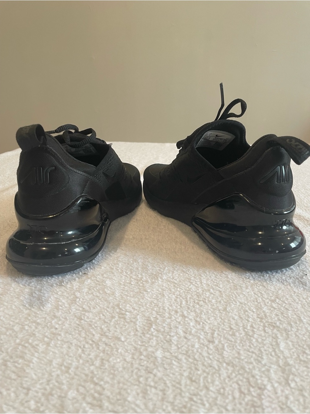 Nike Air Max 270 All-Black Athletic Sneakers
